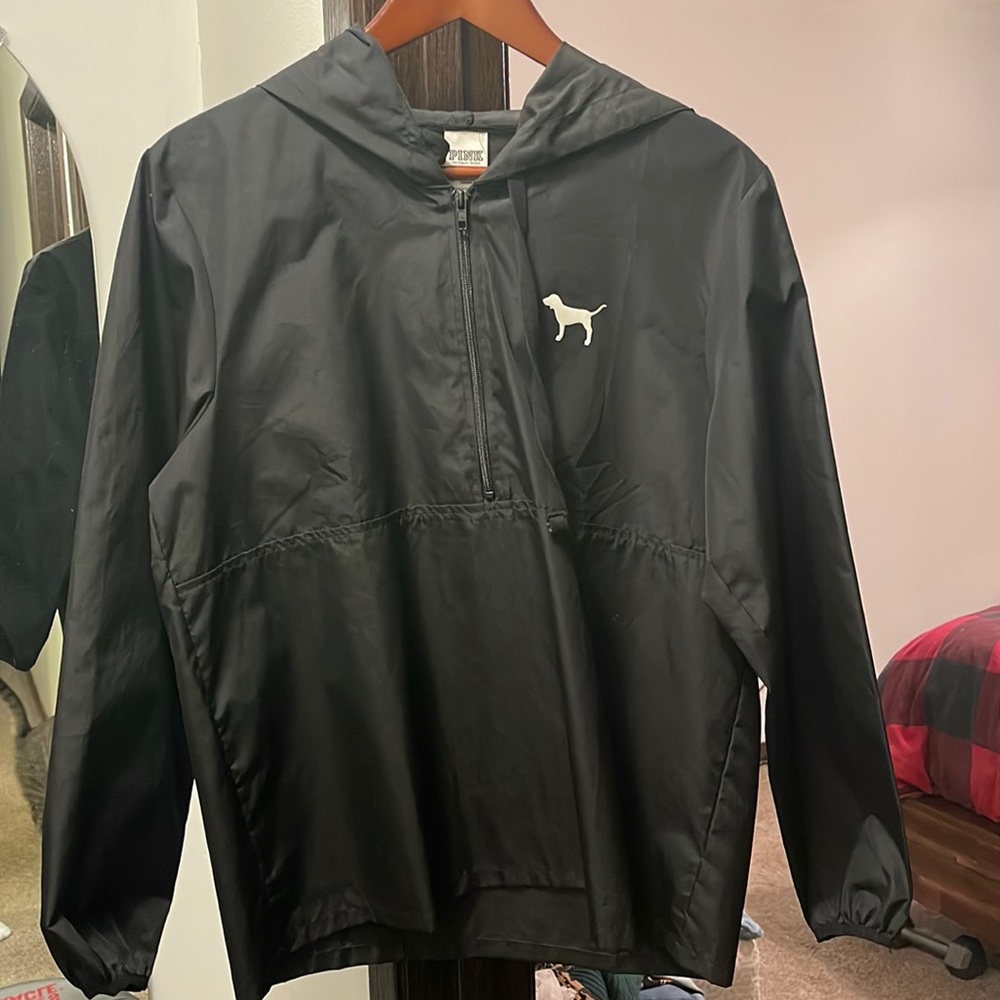 PINK black pullover jacket